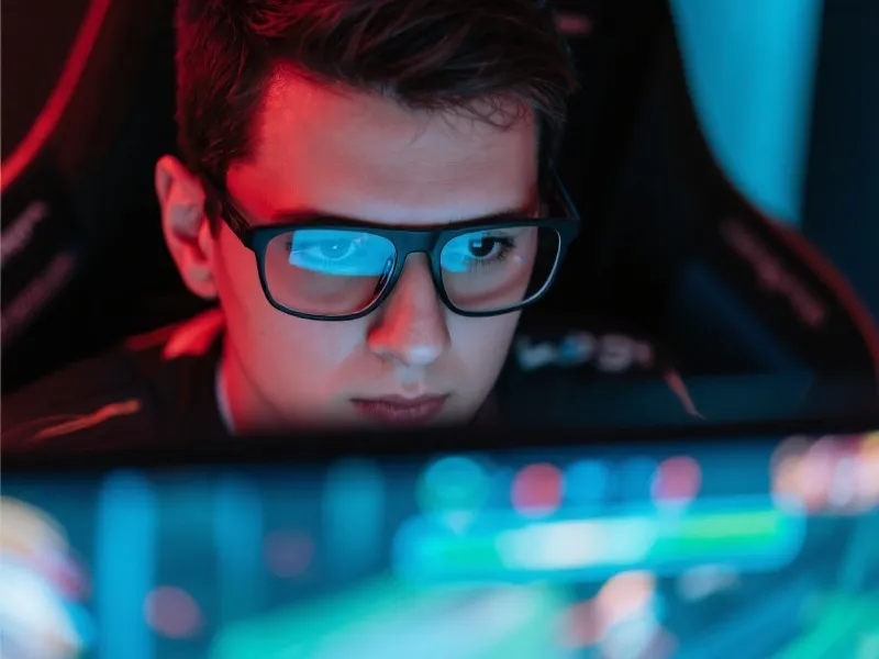 Esports Pro Player Focus
